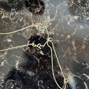 Kendra Scott 14K Gold over Brass Mini Initial Pendant Necklace